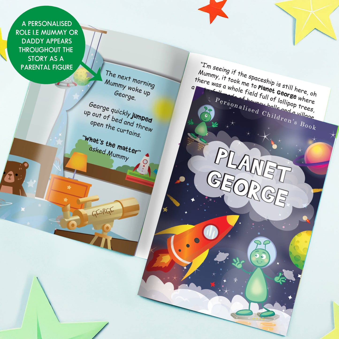Personalised Space Story Book