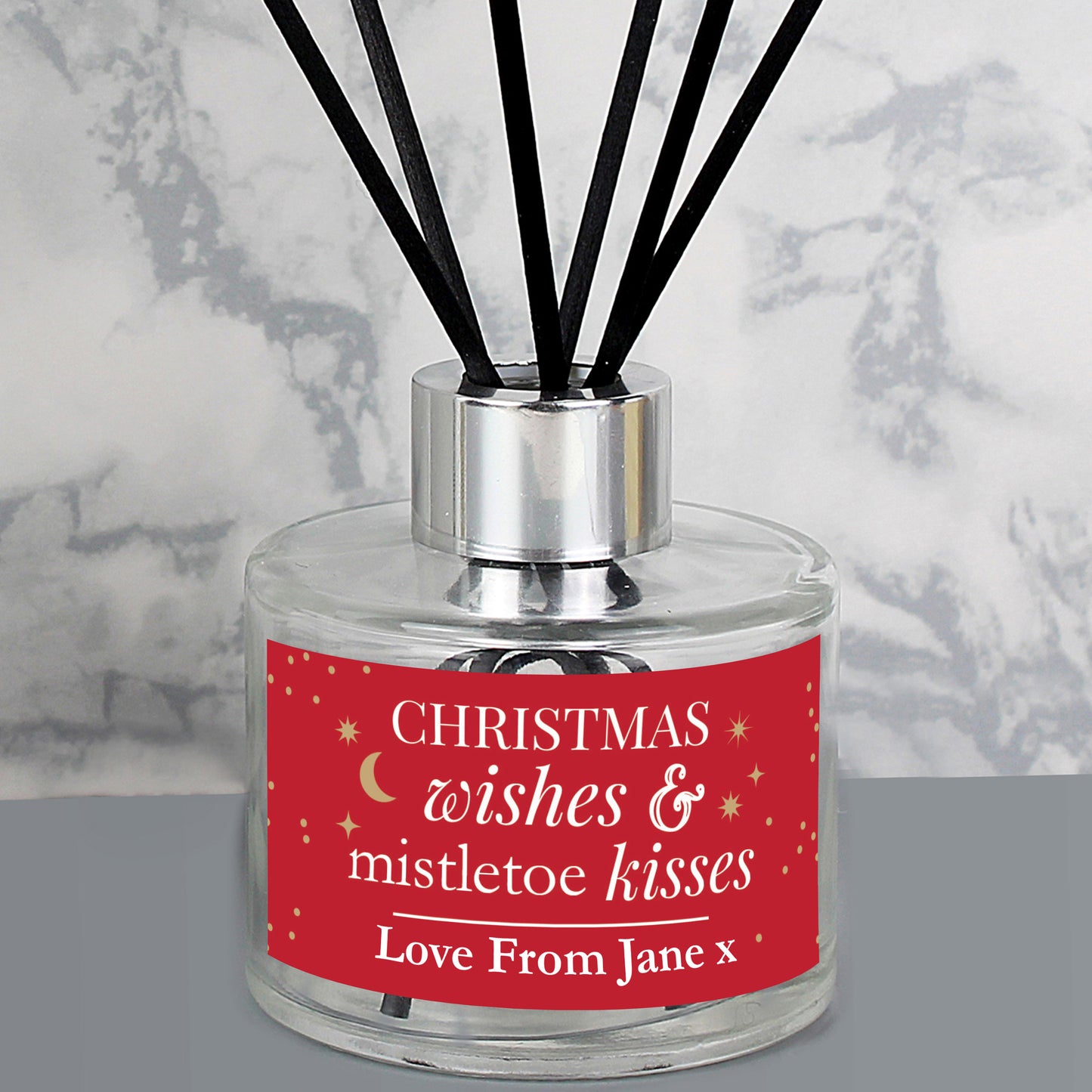 Â Personalised Christmas Wishes Reed Diffuser