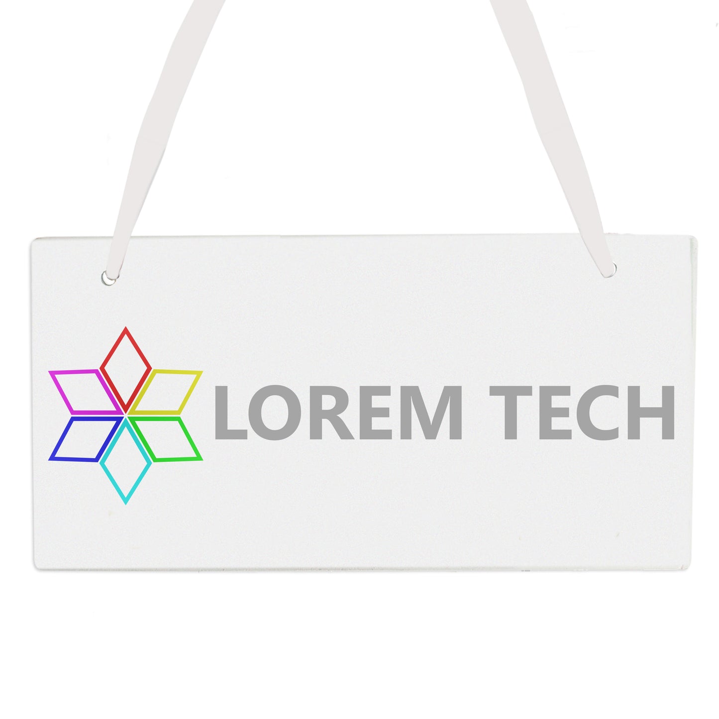 Bespoke Design White Wooden Sign