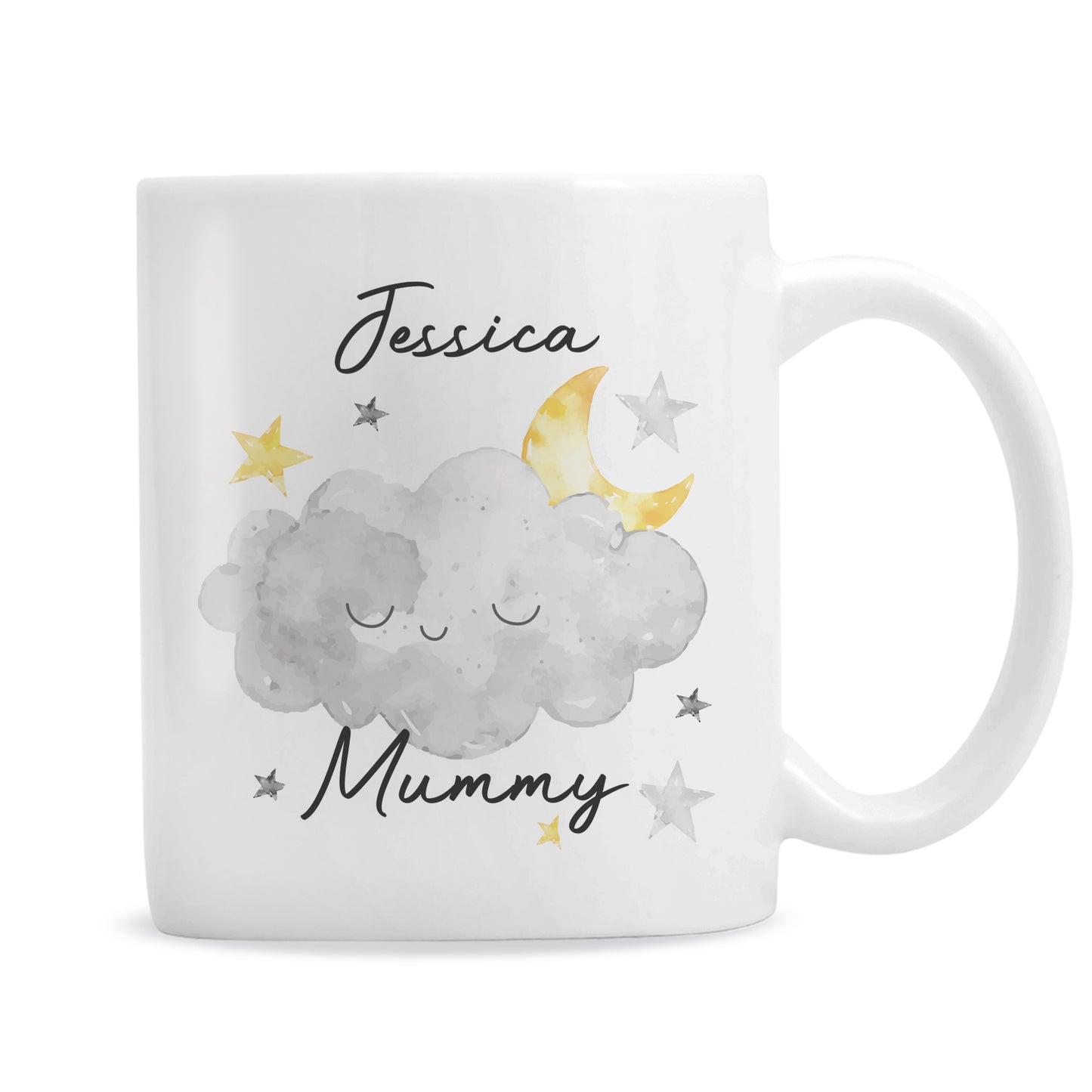 Personalised Mummy Cloud Mug