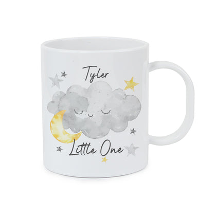 Personalised Little One Cloud Plastic Mug