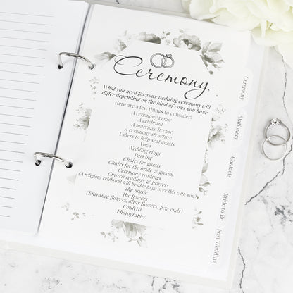 Personalised Autumnal Wedding Planner