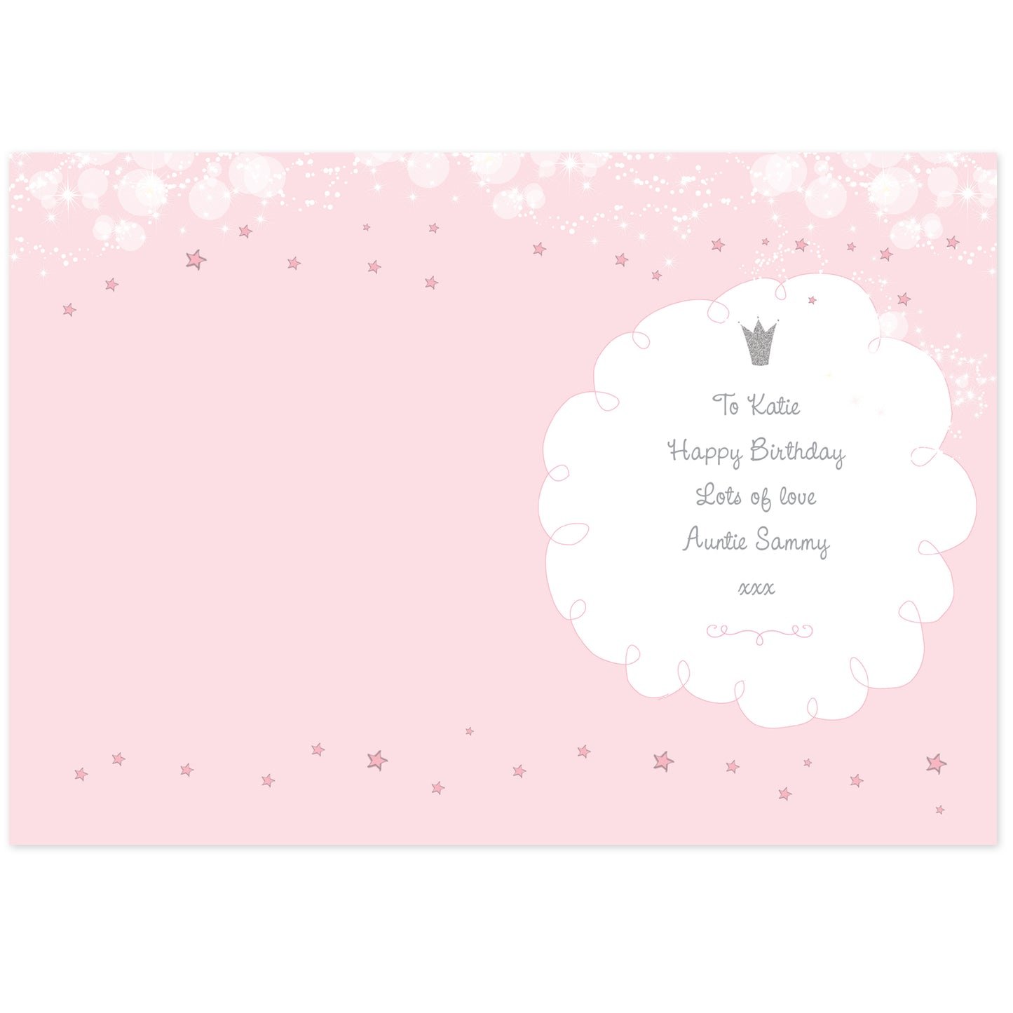 Personalised Fairy Princess Card