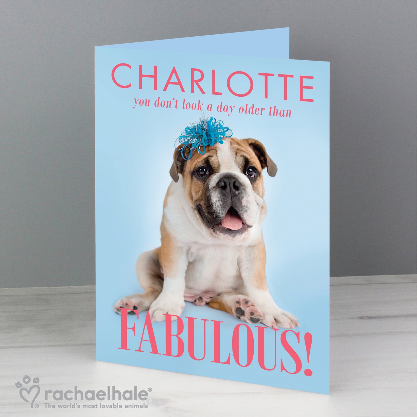 Personalised Rachael Hale Fabulous Birthday Card