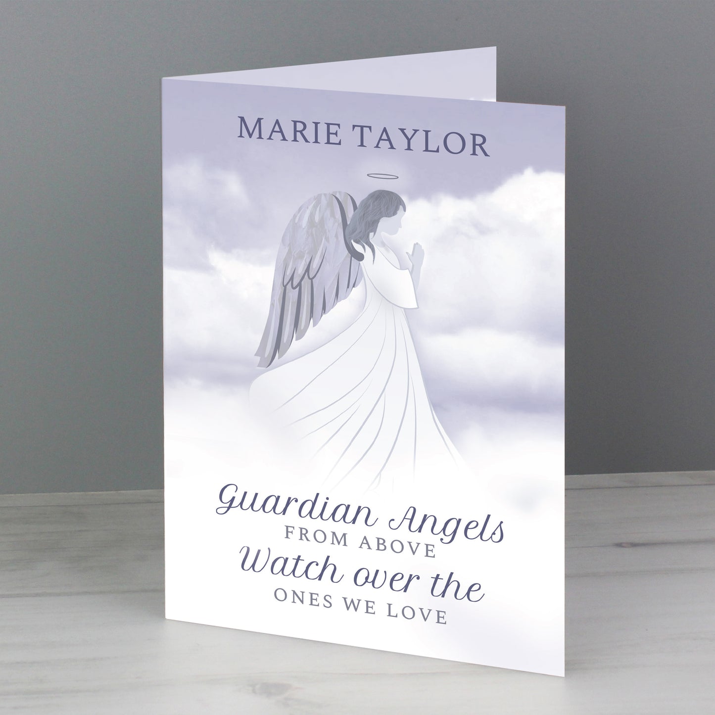 Personalised Guardian Angel Card