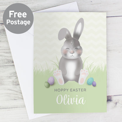 Personalised Easter Bunny Card