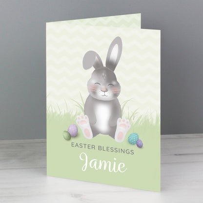 Personalised Easter Bunny Card