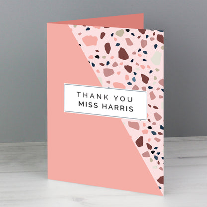 Personalised Thank You Card