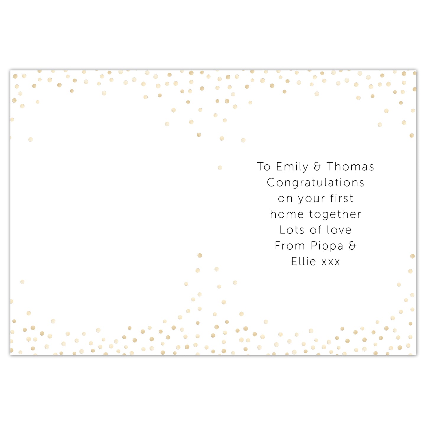 Personalised Congratulations Card