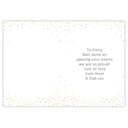 Personalised You Passed! Card