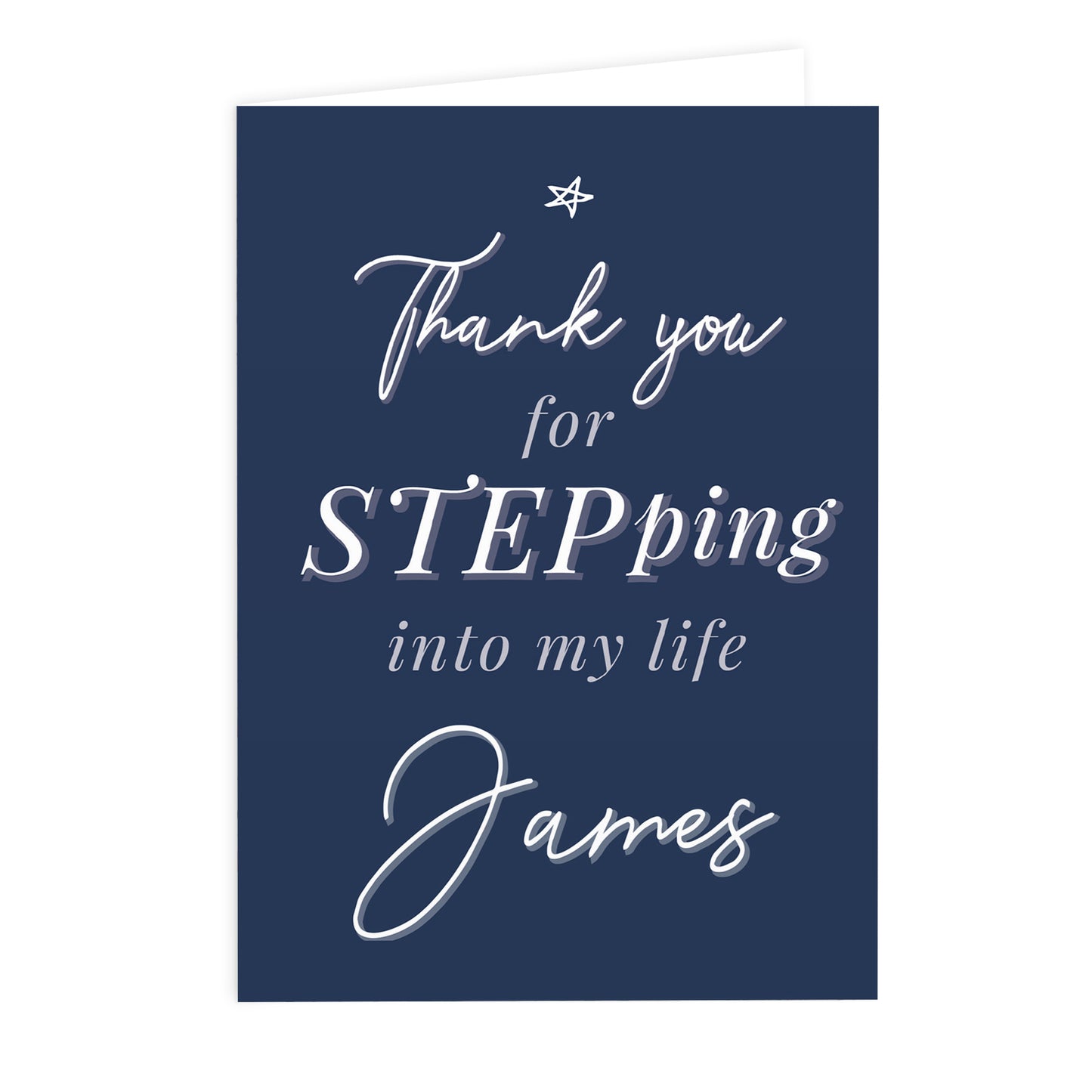 Personalised Stepdad Card