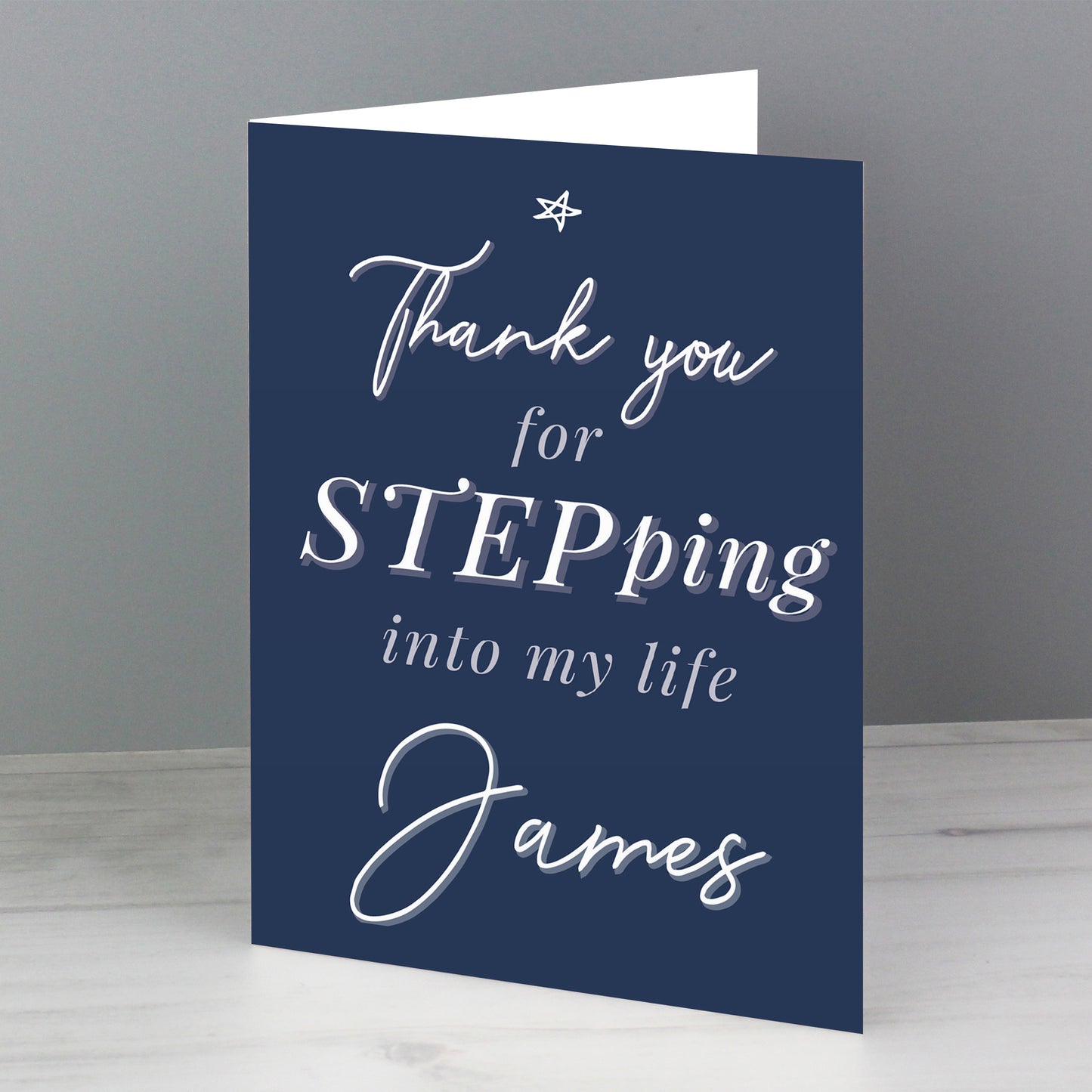 Personalised Stepdad Card