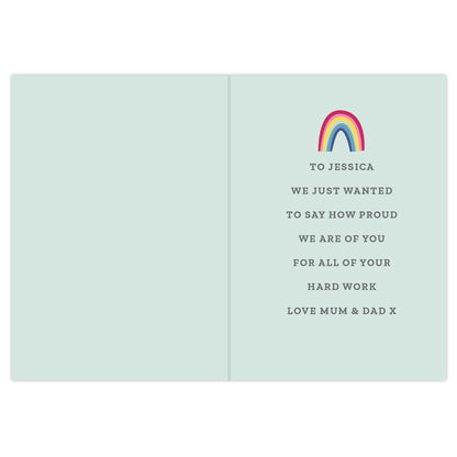 Personalised Rainbow Card