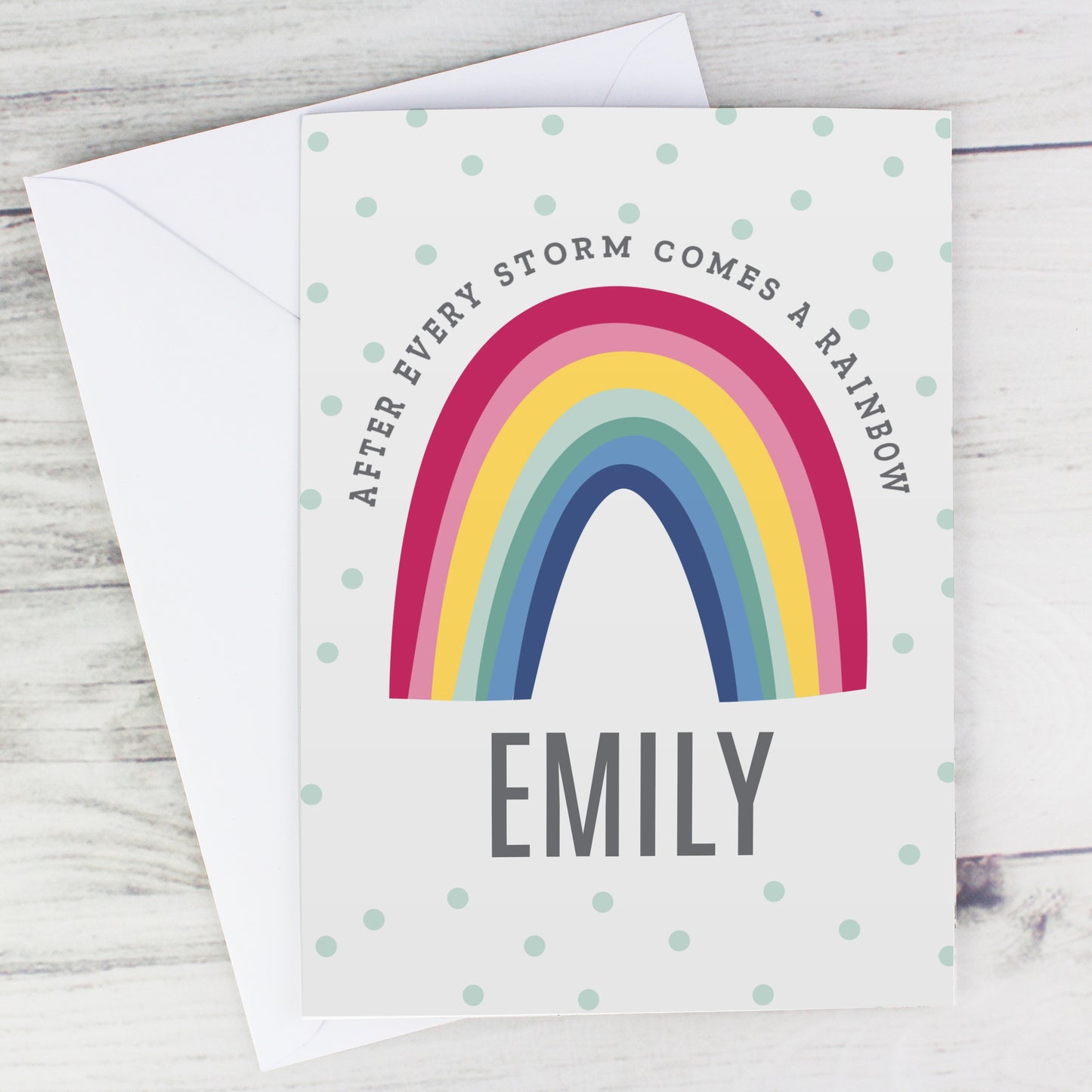 Personalised Rainbow Card