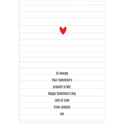 Personalised Naughty 'To Do' List Card