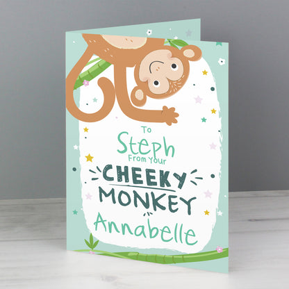 Personalised From Your Cheeky Monkey Card