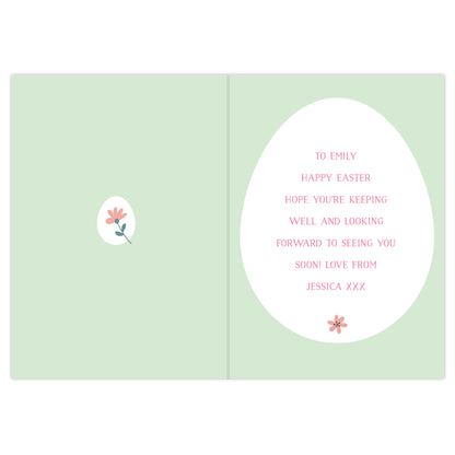 Personalised Easter Springtime Card