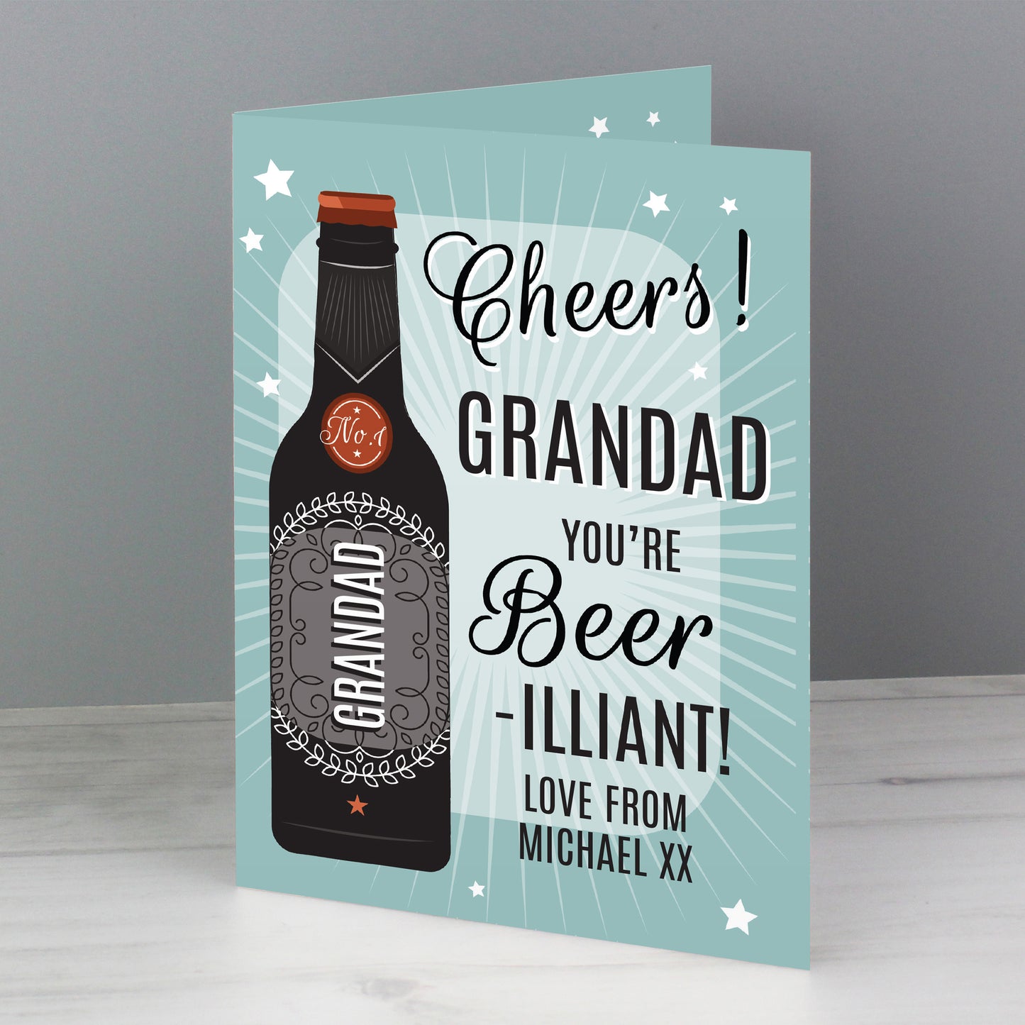 Personalised Beer-illiant Card