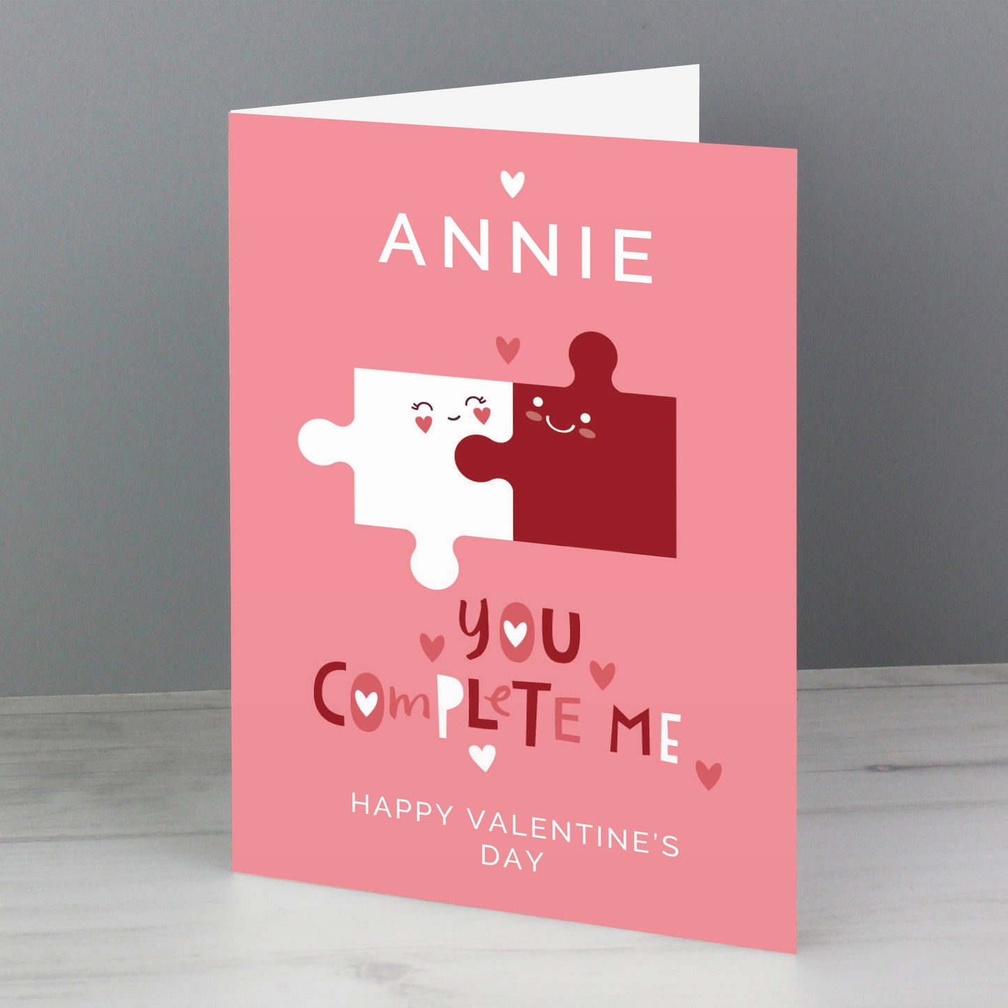 Personalised You Complete Me Card