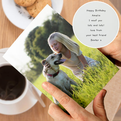 Personalised Photo Upload Card