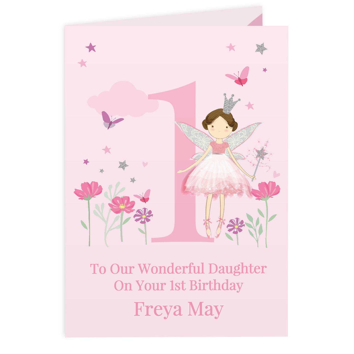 Personalised Fairy Princess Birthday Card