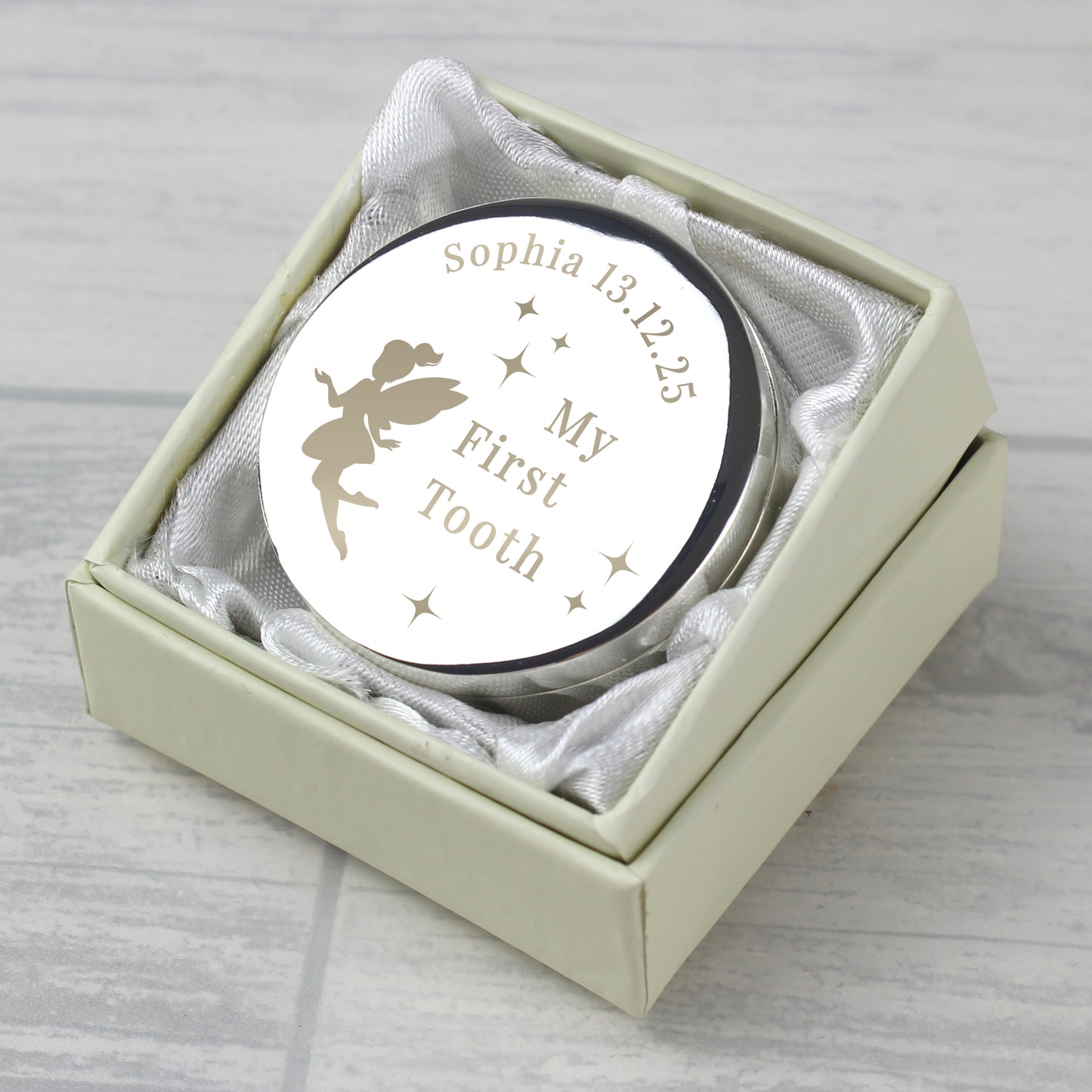 Personalised Fairy Princess First Tooth Trinket Box