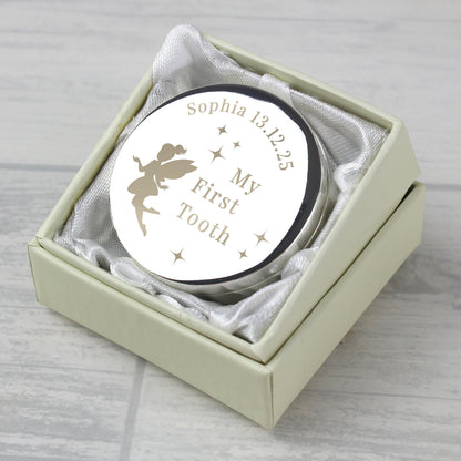 Personalised Fairy Princess First Tooth Trinket Box