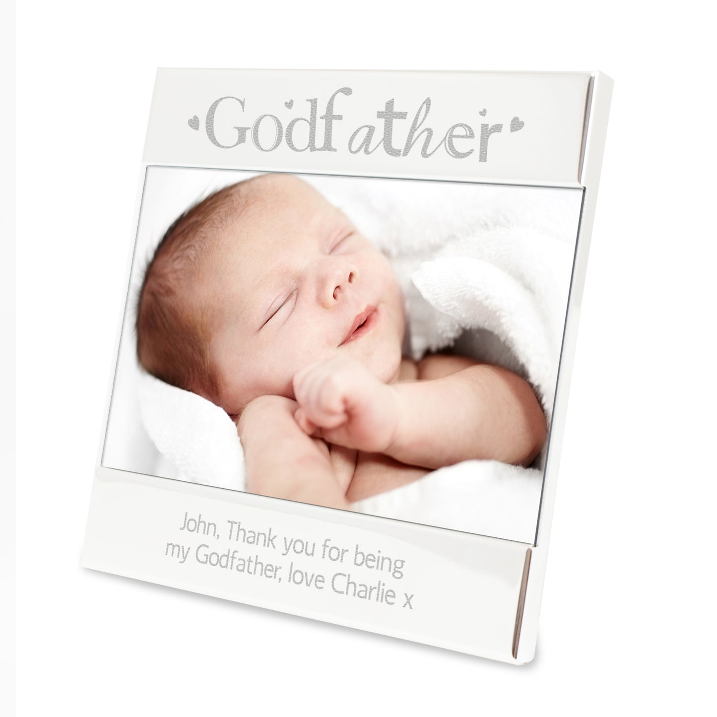 Personalised Silver Godfather 6x4 Photo Frame