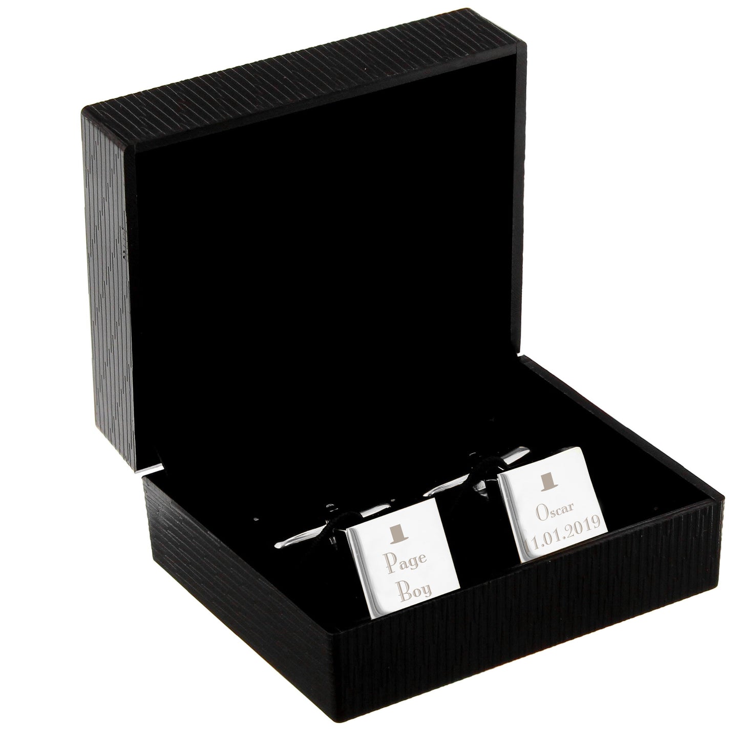 Personalised Decorative Wedding Page Boy Cufflinks