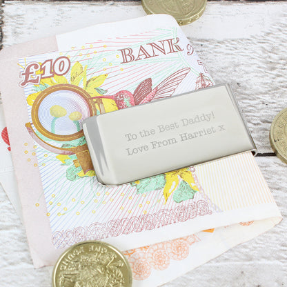 Personalised Any Message Money Clip