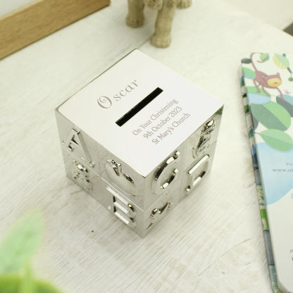Personalised Bold ABC Money Box