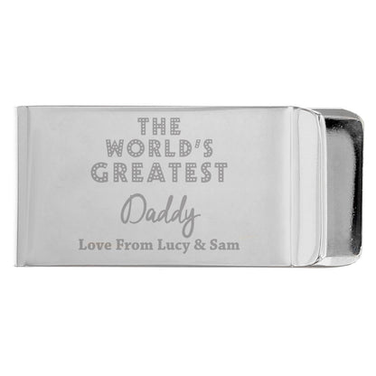 Personalised 'World's Greatest' Money Clip