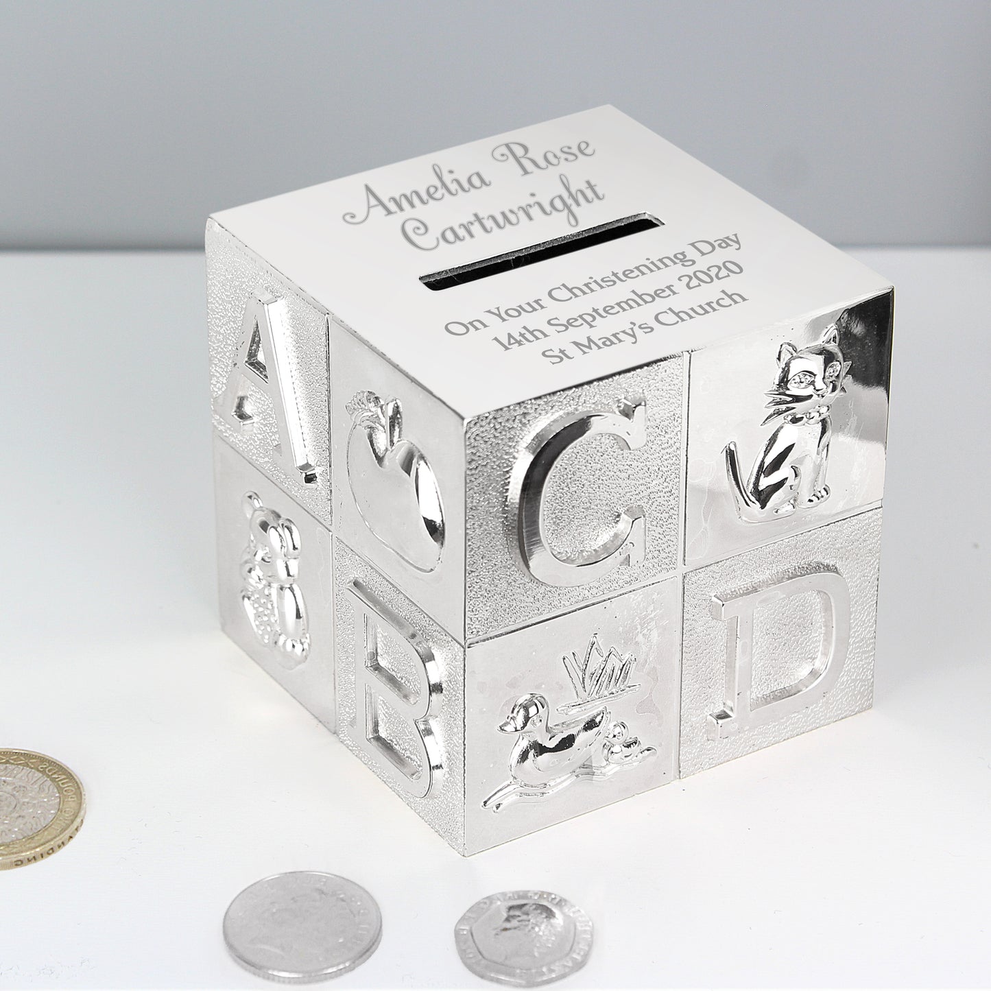 Personalised Big Name ABC Money Box