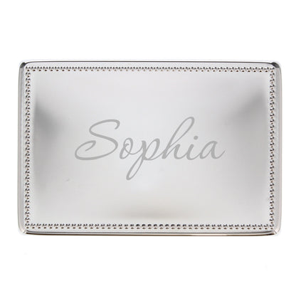 Personalised Name Rectangular Jewellery Box