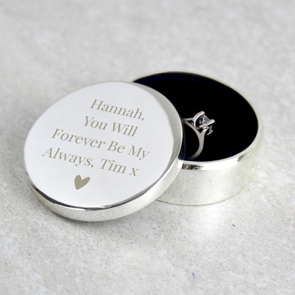 Personalised Ring Box