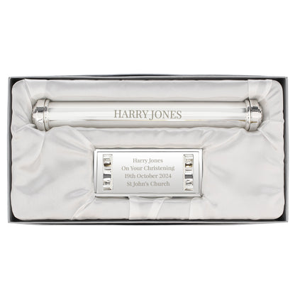 Personalised Free Text Silver Plated Certificate Holder