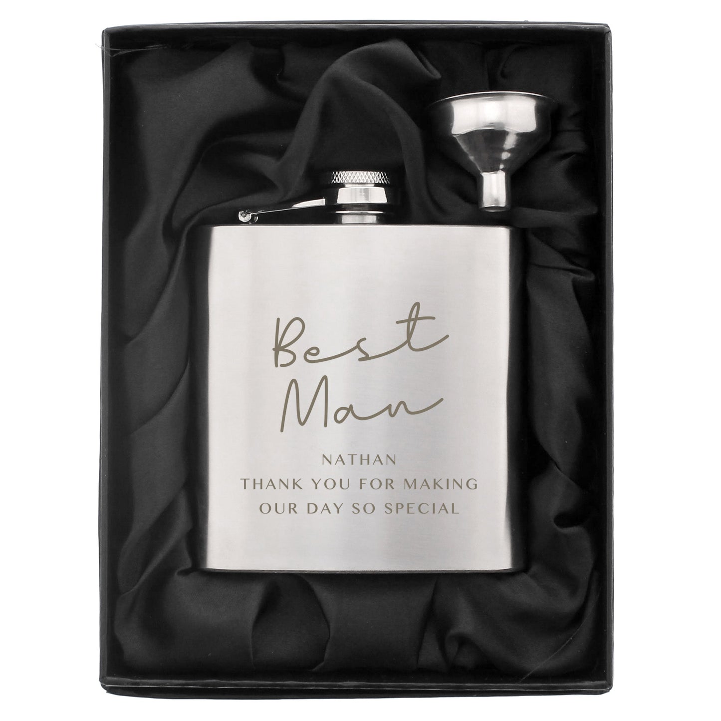 Personalised Any Message Hip Flask