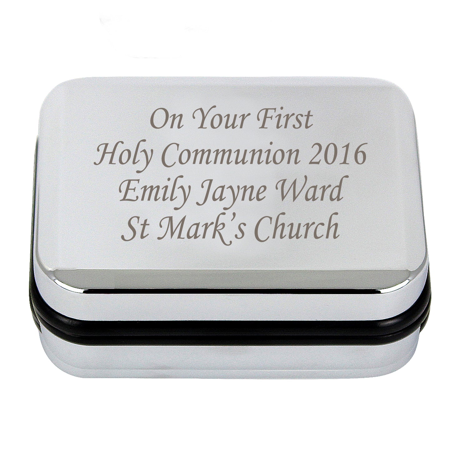 Personalised Box with Cross Necklace
