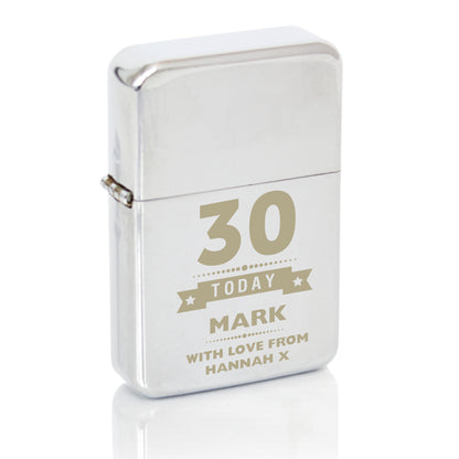 Personalised Birthday Star Lighter