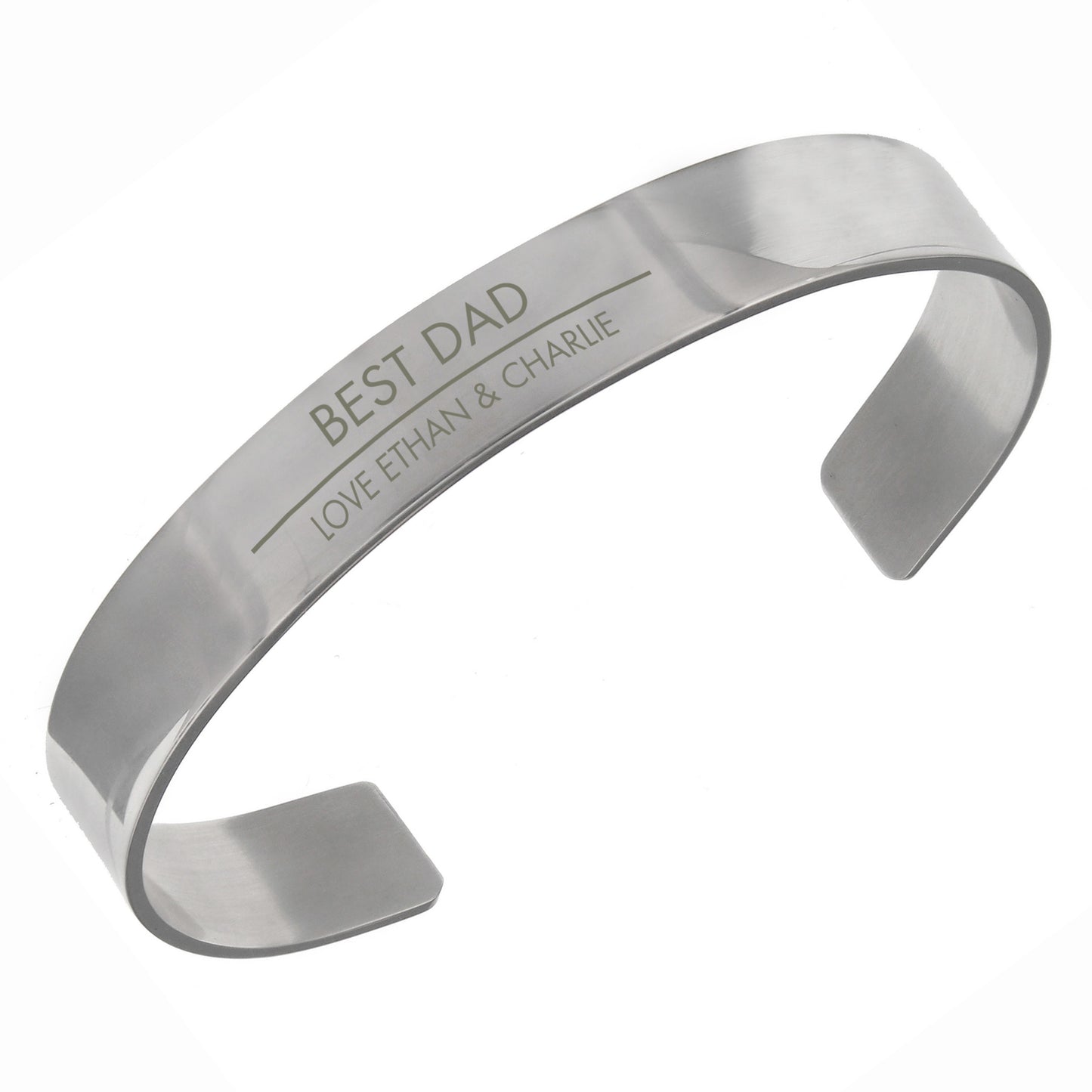 Personalised Classic Stainless Steel Bangle