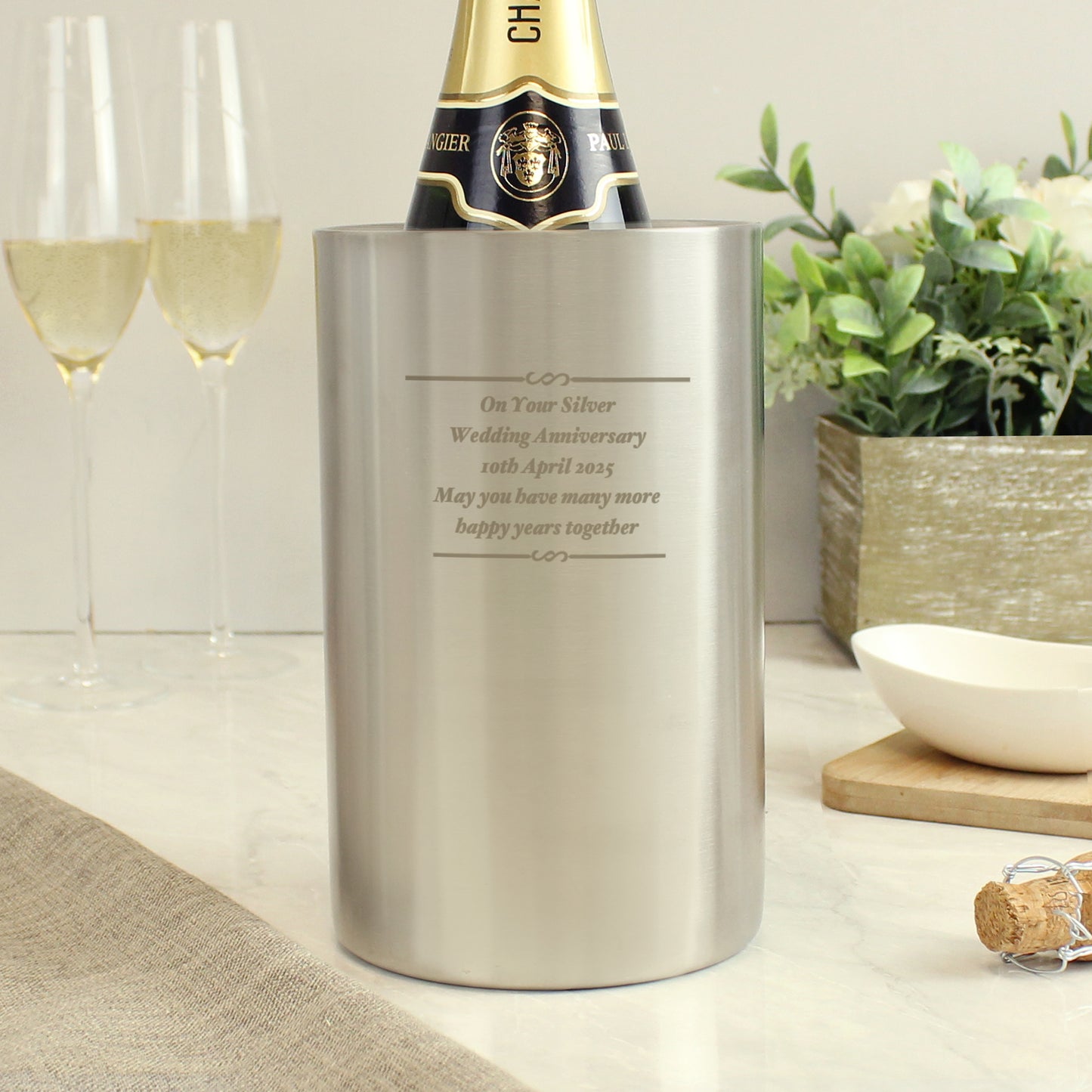 Personalised Any Message Wine Cooler