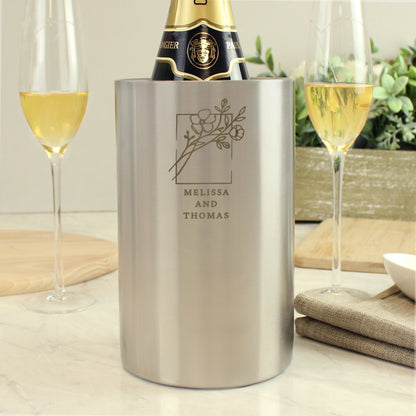 Personalised Botanical Wine Cooler