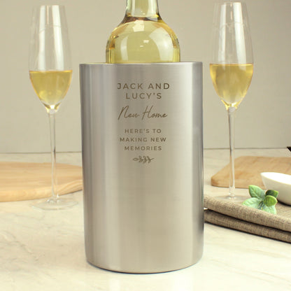 Personalised Free Text Wine Cooler