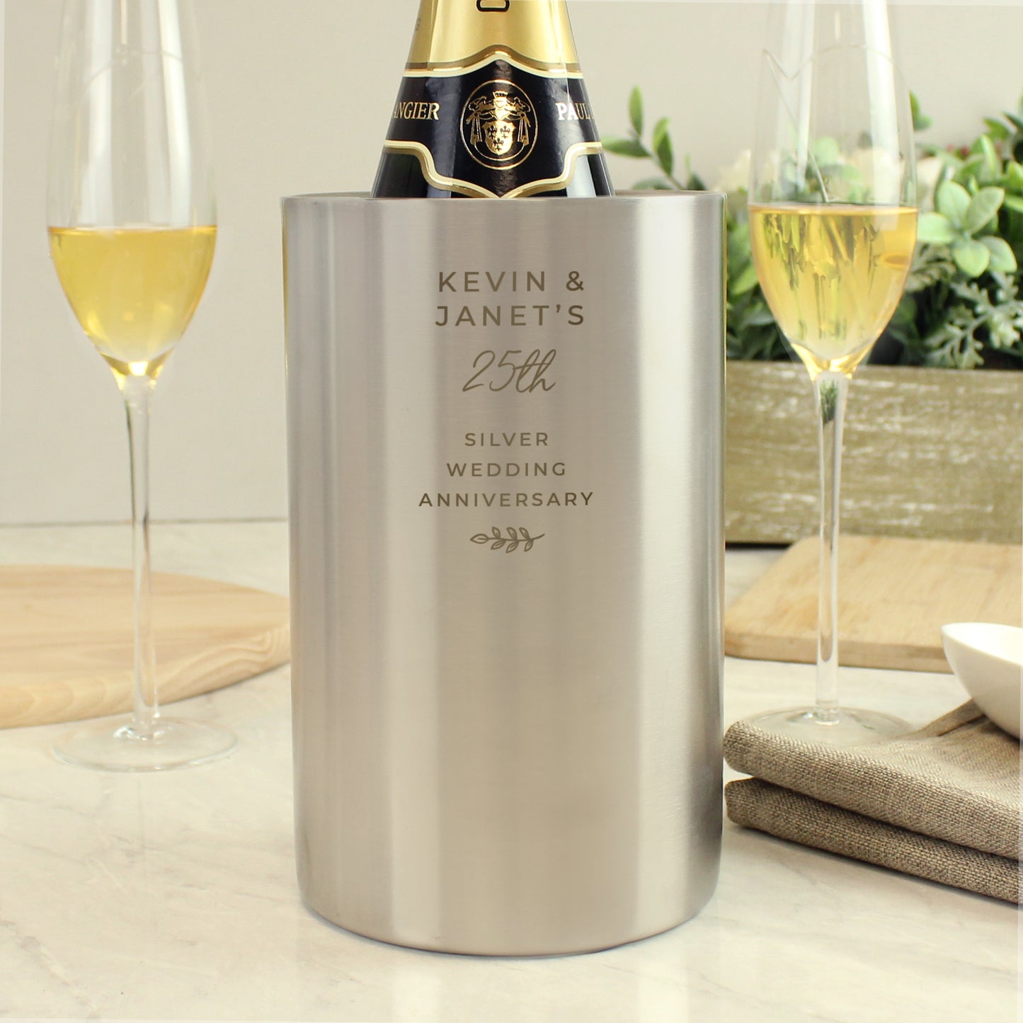 Personalised Free Text Wine Cooler