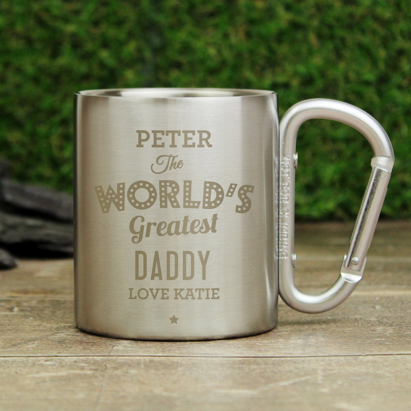 Personalised 'The World's Greatest' Stainless Steel Mug