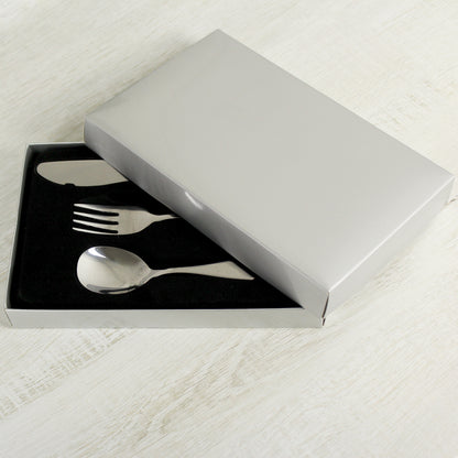 Personalised 3 Piece ABC Cutlery Set