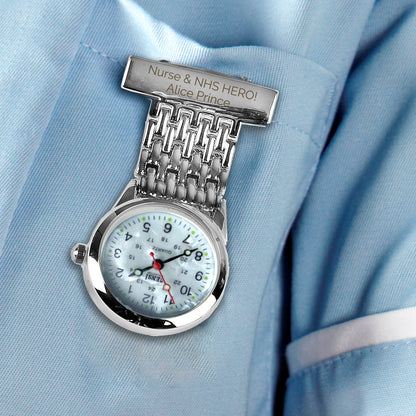 Personalised Nurse's Fob Watch