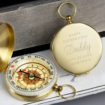 Personalised Classic Keepsake Compass