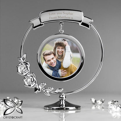 Personalised Crystocraft Photo Frame Ornament