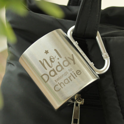 Personalised No.1 Daddy Stainless Steel Mug